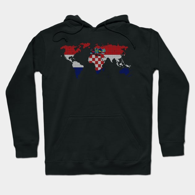 Croatia Hoodie by 1STunningArt